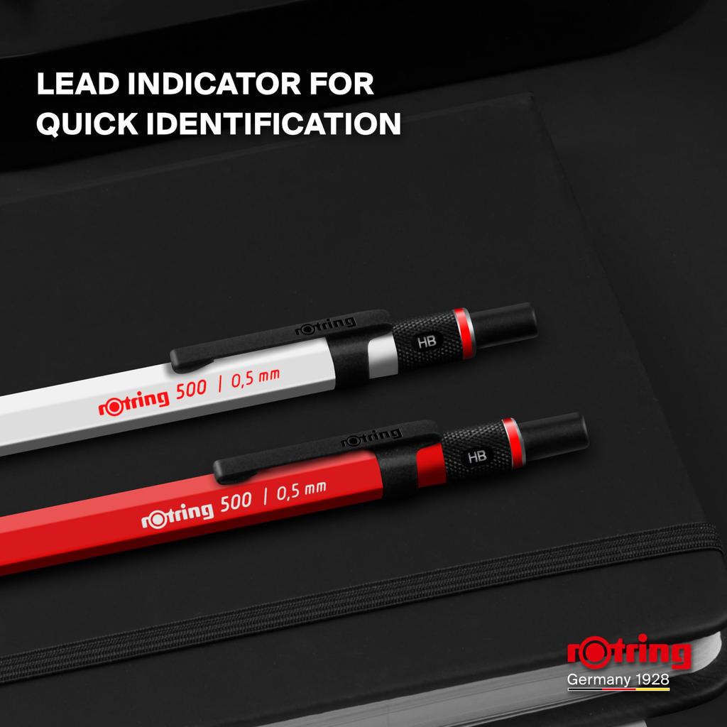 Rotring 500 Mechanical Pencil White 2218725 0.5mm