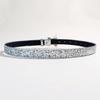 Glitzernder Power Jeansgürtel für erwachsene Frauen Paillettengürtel All Matching Sternschnallengürtel Hose Shorts Bund