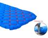 Outdoor Camping Inflatable Sleeping Mat 5cm Thick Padding Durable Built Foot Pump Waterproof Lightweight Design Multiple Colors