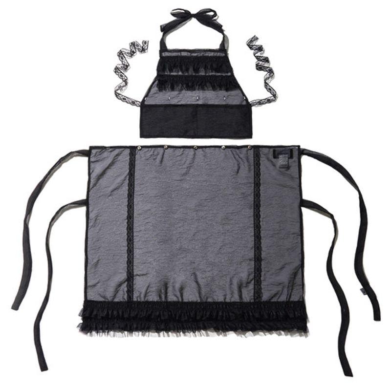 PIECEMAKER TS 3WAY SHEER APRON (BLACK)