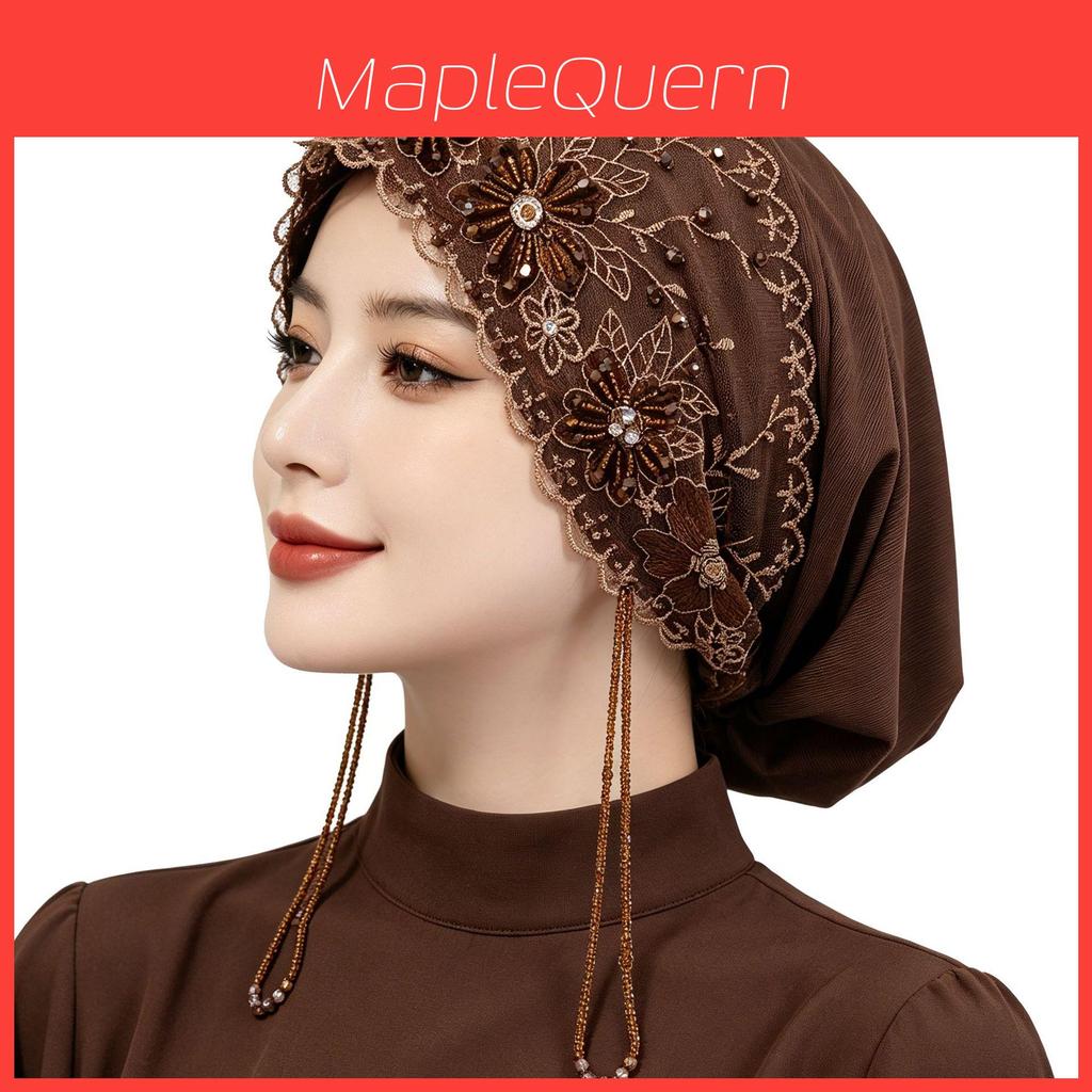 Ethnic Style Handcrafted Embroidered Lace Sun Hat For Summer Beach Travel
