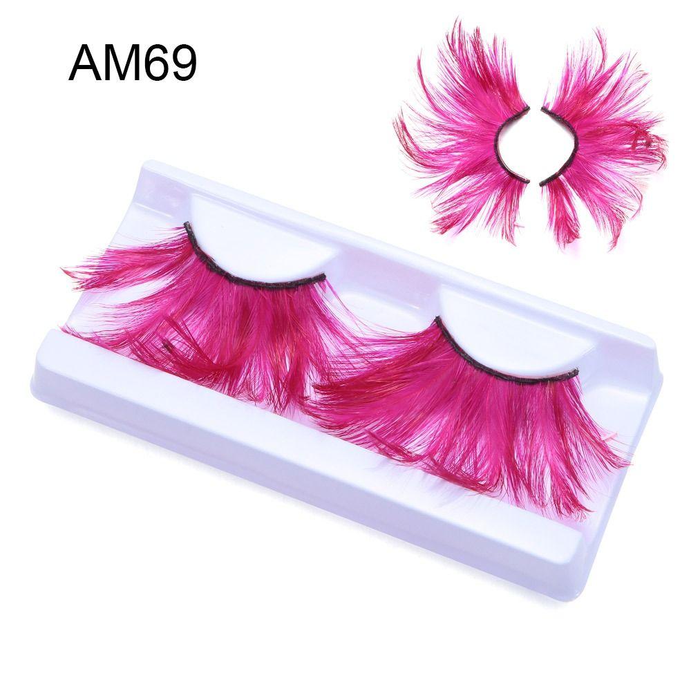 Extra Long Feather Eyelashes Eyelash Extension  Halloween Costume   Anime Cosplay