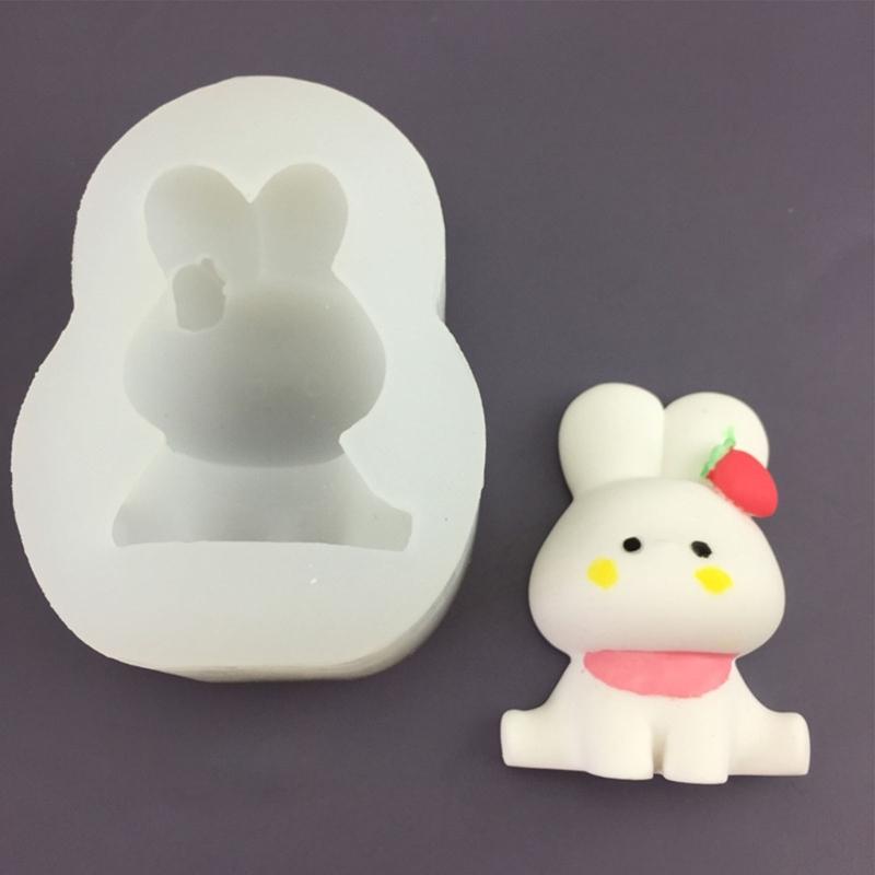 Cartoon Rabbit Silicone Chocolate Mould Cake Decorating Baking Accessories