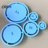 Pottery Centering Tool 5PCS Foot Ring Tool, Reusable ABS DIY Clay Molder, Trimming Guide Handmade Ceramic Base Alignment for Consistent Bowls And Cups