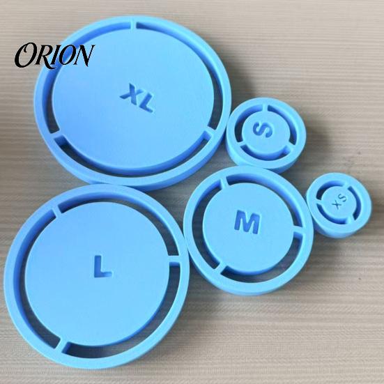 Pottery Centering Tool 5PCS Foot Ring Tool, Reusable ABS DIY Clay Molder, Trimming Guide Handmade Ceramic Base Alignment for Consistent Bowls And Cups