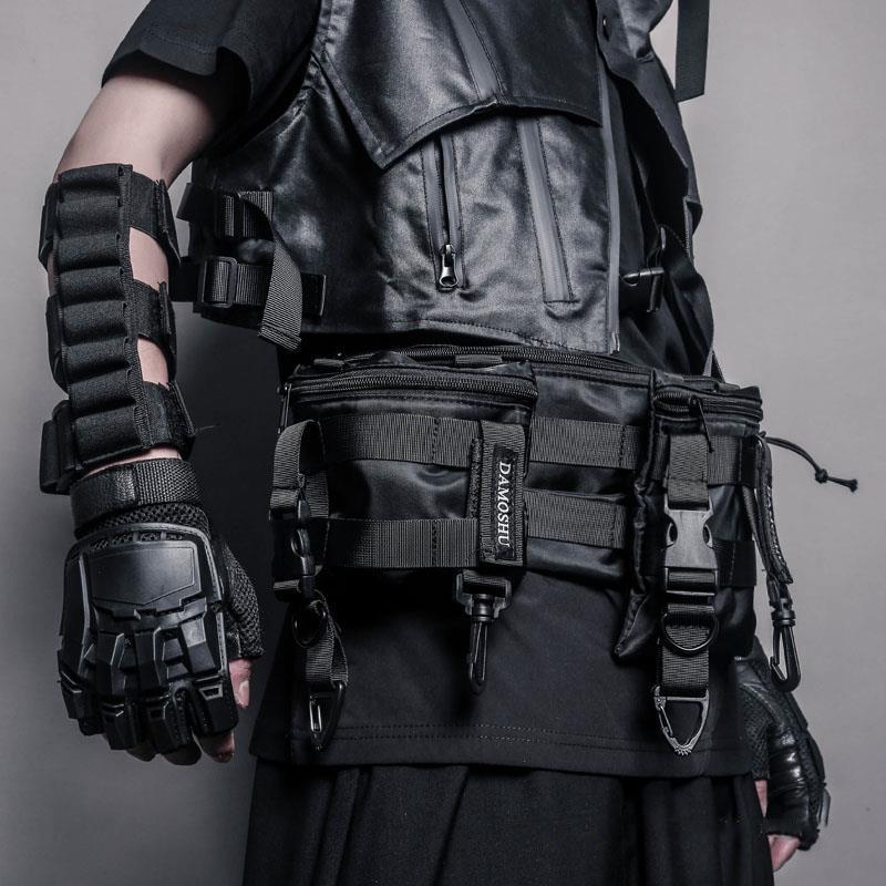 Hip Hop Odpinany Pas Męski Damski Crossbody Torba Na Klatkę Piersiową Street Casual Nerka