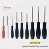 Wave Pattern Hardened Screwdriver Set (3.0/4.0/5.0) for Furniture Repair & Assembly