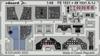 Eduard 1/48 A-1J Skyraider Etching Parts (for Tamiya) Plastic Model Kit Parts EDU491531 (Airplane)