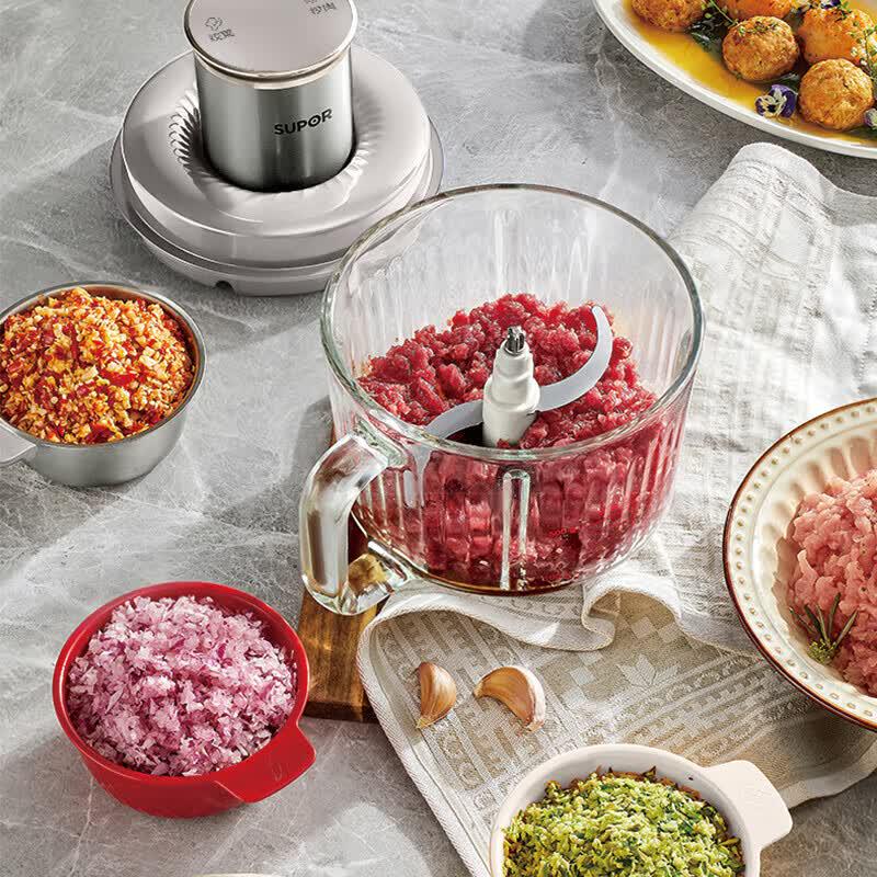SUPOR 2L Multi-functional Meat Grinder & Food Processor CN plug (adapter included)