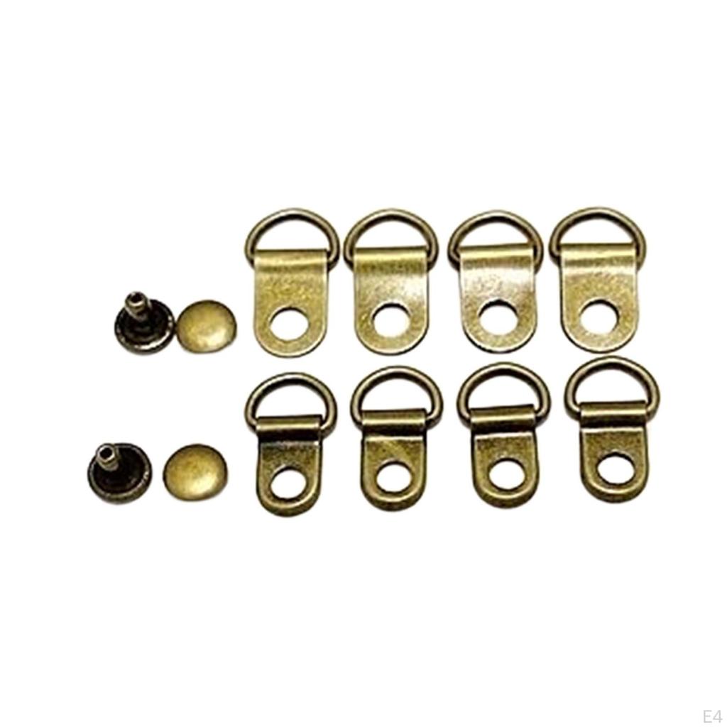 Boot Lace Hooks Eyelet Repair crafts D Ring Buckle for Mountaineering Shoes Camping Outdoor