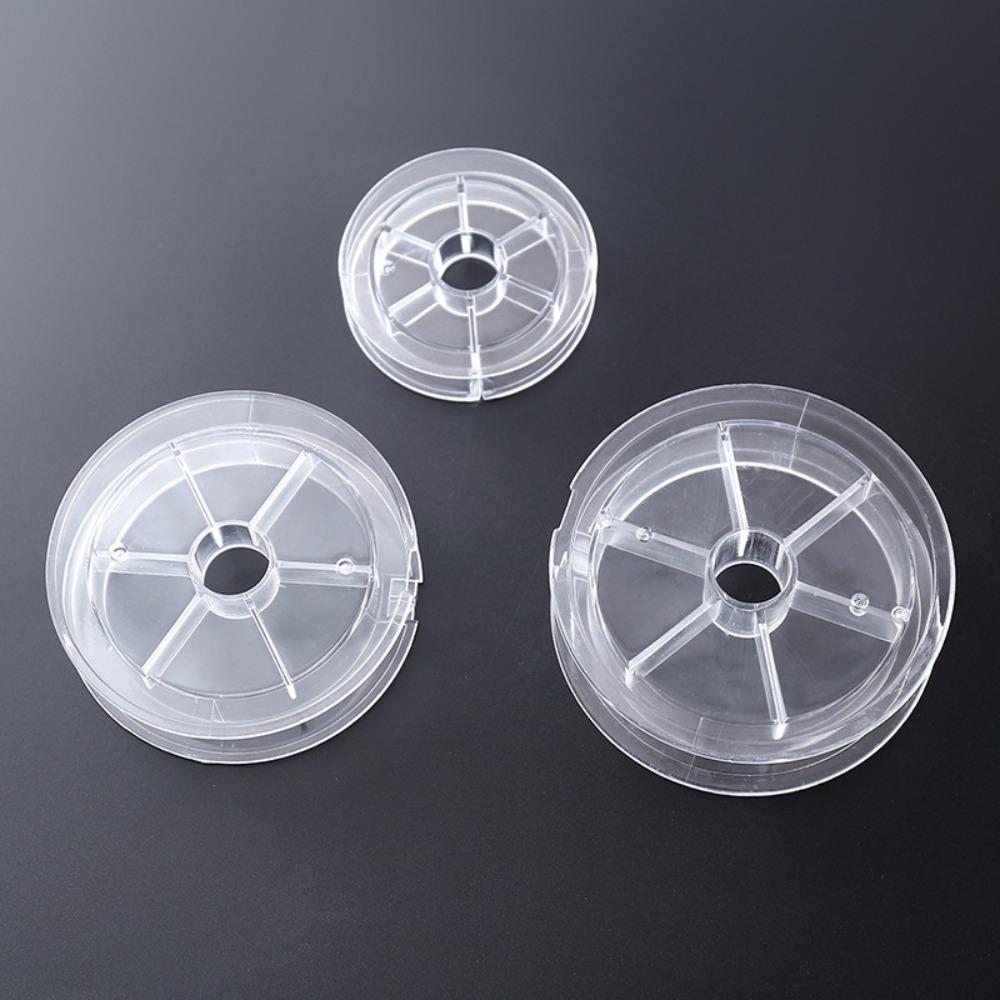 Transparent Plastic Floss Bobbins Flat Thread Spools New Empty Spools  Crafting