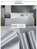 Gold & Silver Brushed Metal Stainless Steel Adhesive Film for Refrigerator, Elevator, and Interior Decor