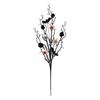 Halloween Decorations Artificial Maple Leaf Pinecone Eyeball Branch Floral Arrangement for Party Decor