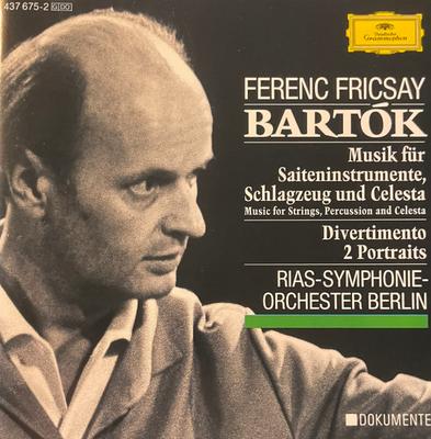 CD BÉLA BARTÓK / RIAS SYMPHONIE-ORCHES - Music for String Instruments, Percu 4376752 Deutsche Grammo 1993 Japan Classical Used