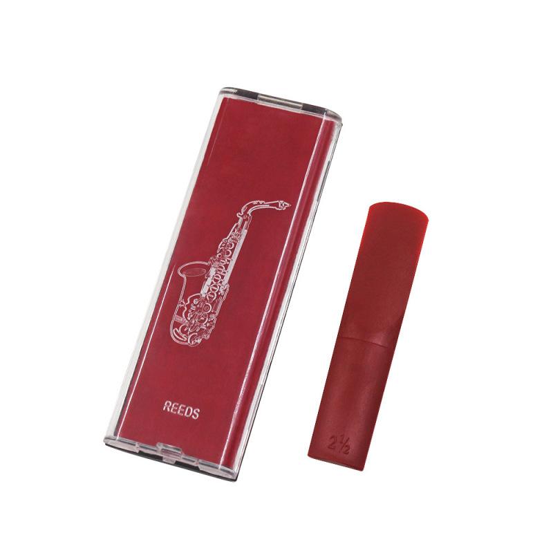 

Професійні тростини для альт-саксофона, тростини для дерев’яних духових інструментів із смоли, аксесуари 7x1.56x0.32cm червоний