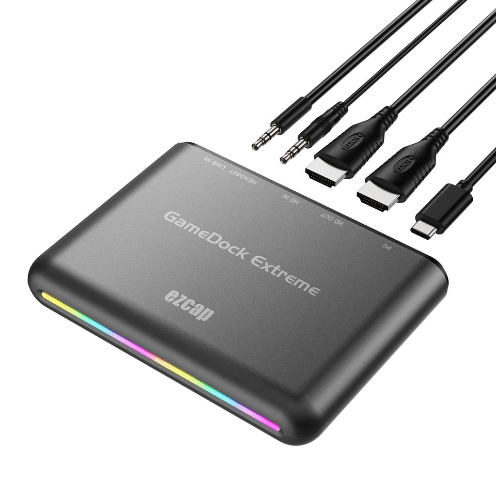 ezcap360B GameDock Extreme HD Capture Card HDR & VRR Support RGB Real Color