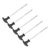 5PCS Stainless Steel Tent Peg Ground Nails Screw Nail Stakes for Frozen Soil Ice Surface