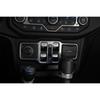 Dashboard Window Glass Control Switch Button Trim Cover For 18+ Jeep Wrangler JL