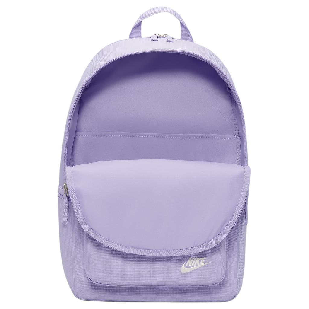 Nike Heritage Polyester Backpack Unisex Light Purple Casual DB3300-515