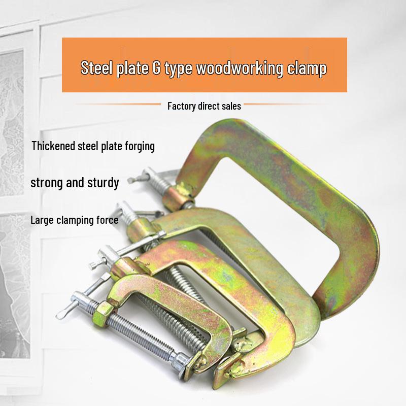 Heavy Duty Quick-Fix Woodworking Clamps: F-Clamp, G-Clamp, G-Type, Hose Clamp, Panel Clamp