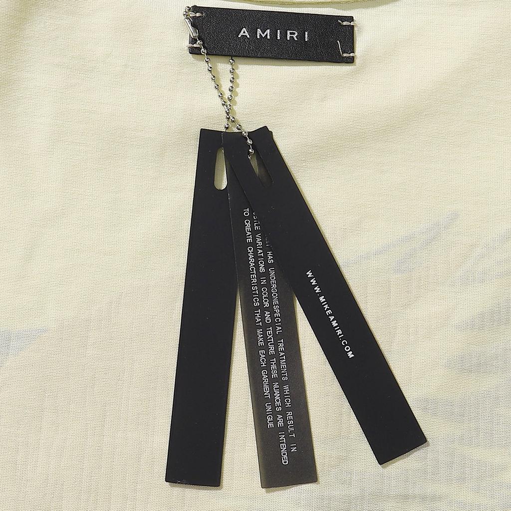 733 Amiri 2025 Letní nové pánské a dámské volné vysoce kvalitní bavlněné tričko pro muže, plus size, párové tričko s pěnovým potiskem písmen