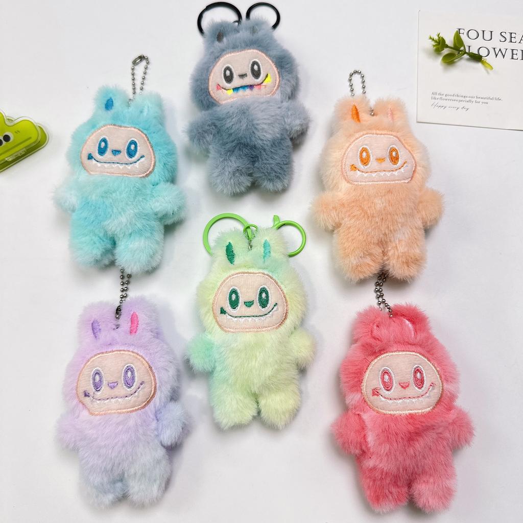 Quietschende Puppe der dritten Generation POP MART Plüschanhänger Taschenschlüsselanhänger Kleine Anhängerpuppe