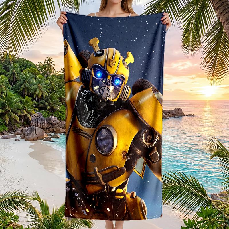 Bumblebee Fashion Beach Towel: Ideal for Summer Adventures Soft, absorbent and quick drying suitable for swimming and bathing