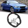 Carbon Fiber LED Shift Lights Display Steering Wheel Perforated Leather Fit for F20 F22 F30 F32 M2 M3 M4