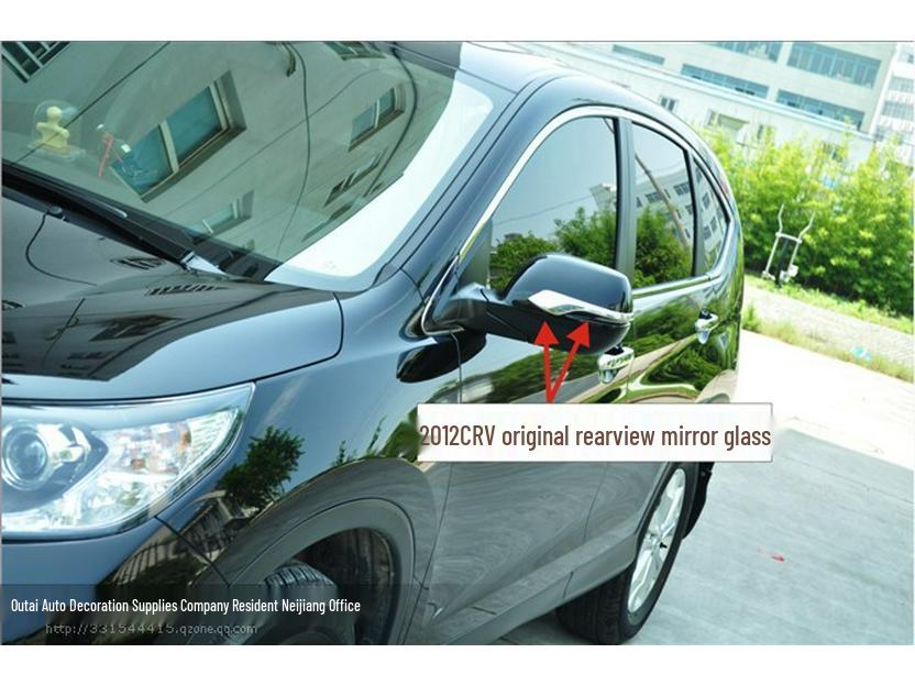 Honda CRV 2012-2022 Rearview Mirror Cover Anti-Scratch Trim with Decorative Bright Strip
