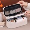 Women's Cosmetic Bag Makeup Bag Double Layer Large Capacity Luxury Cosmetics Organizer Travel Essentials Women's Storage Bags