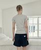 JUCYJUDY Henley Neck Waffle T-Shirt J1Ts321D