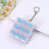 Creative 49 key LED Tetris Fingertip Pressing Keychain Adult Stress-relieving Finger Keyboard Game Key Chain Magic Toys Gift