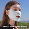 Sun Protection Face Mask For Men Reusable Breathable Uv Face Shield Solid Color Washable Face Mask Summer Cycling Face Mask