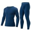 1/2/4-Piece Men's Fall/Winter Thermal Underwear Fashion Joker Long-sleeved Trousers Home Suit Youth Sports Elastic Waist Pants