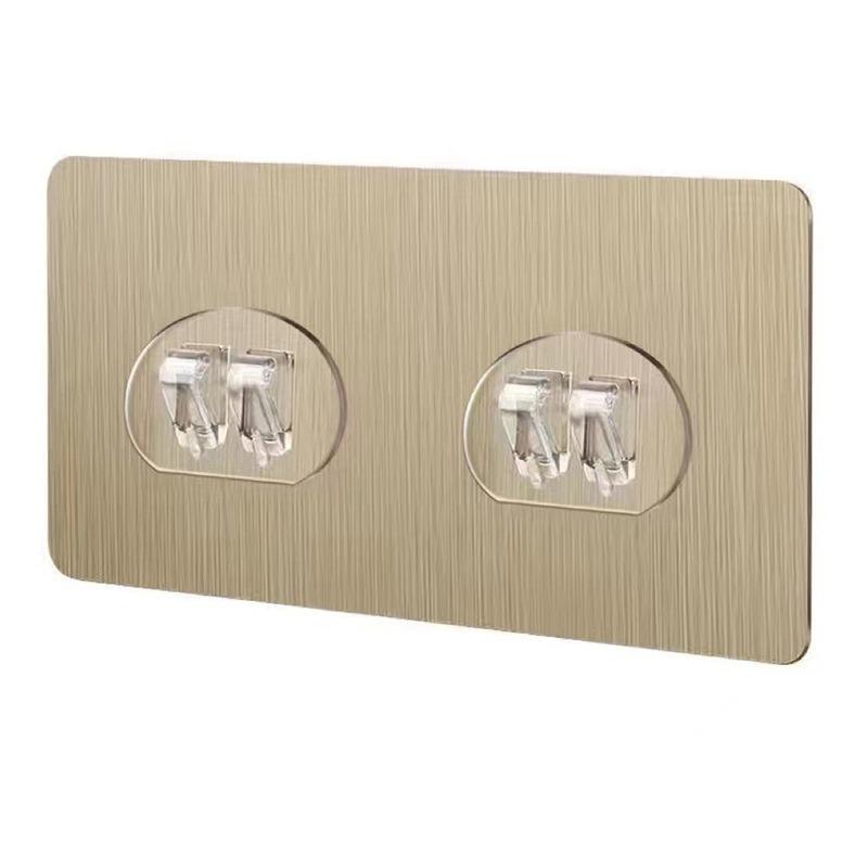 

Самоклеючий органайзер для ванної кімнати та кухні: Міцна настінна полиця та гачок у комплекті