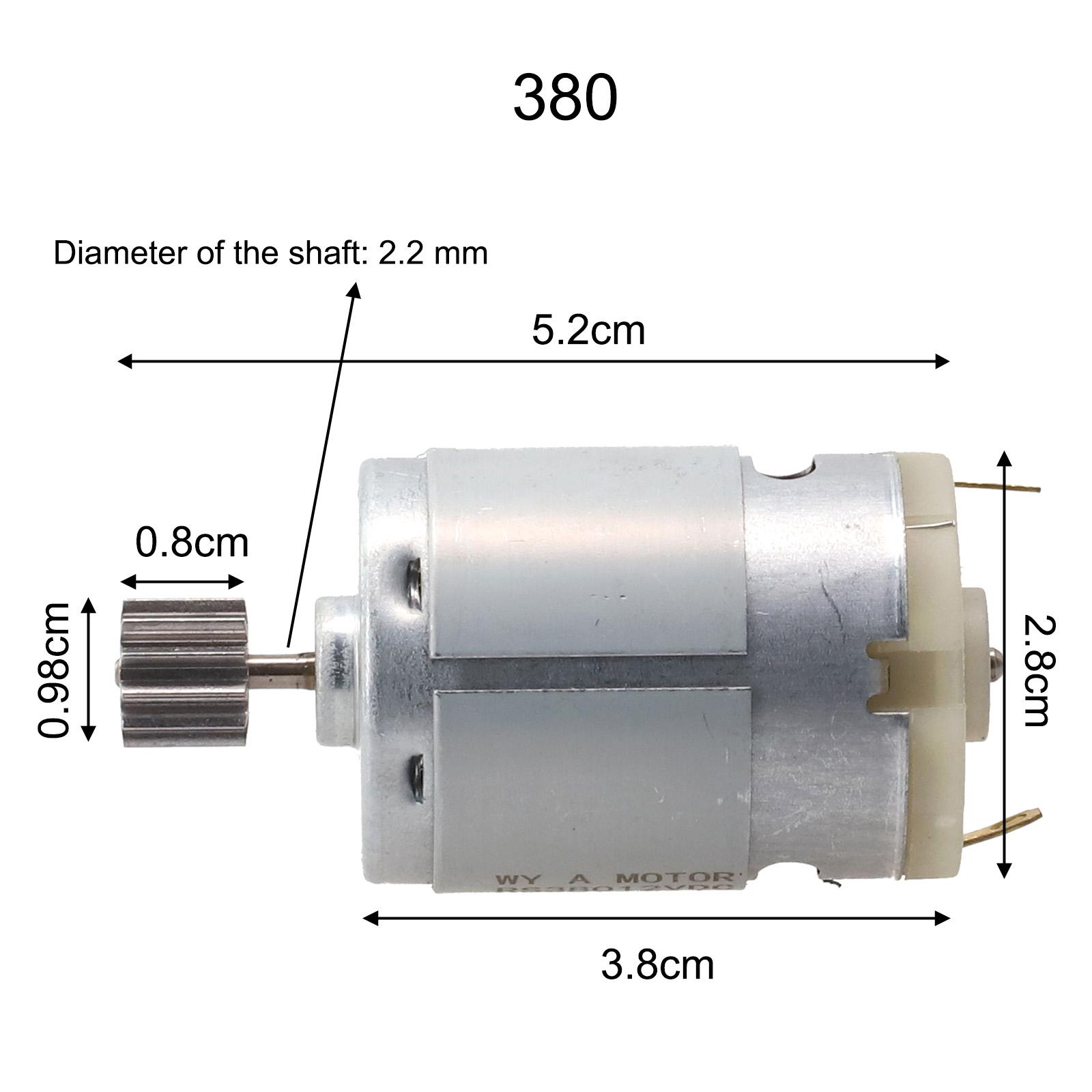 

10 зубів 1см шестерня іграшковий автомобіль мотор 16000 об/хв 23000 об/хв 6В /12В 24В 380 12V 15000RPM