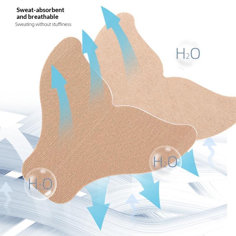 10Pcs Unisex Underarm Sweat Pads Lightweight Easily Concealable Fit for Daily Commute