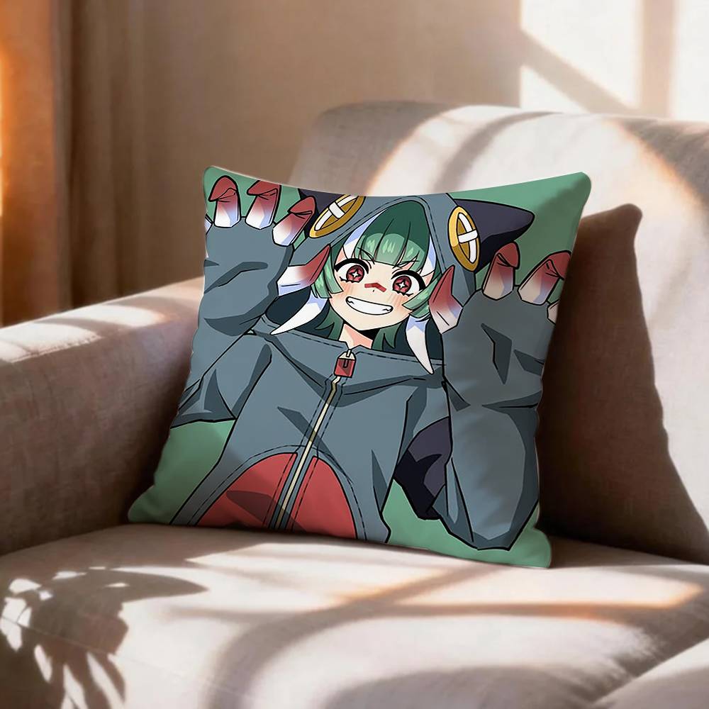 GGachiakuta Anime Series  Pillow Case Pattern Printed Pillowcase For Living Room Sofa Cushion Cover