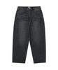 WACKY WILLY [26Ss] Wide Denim Pants Black