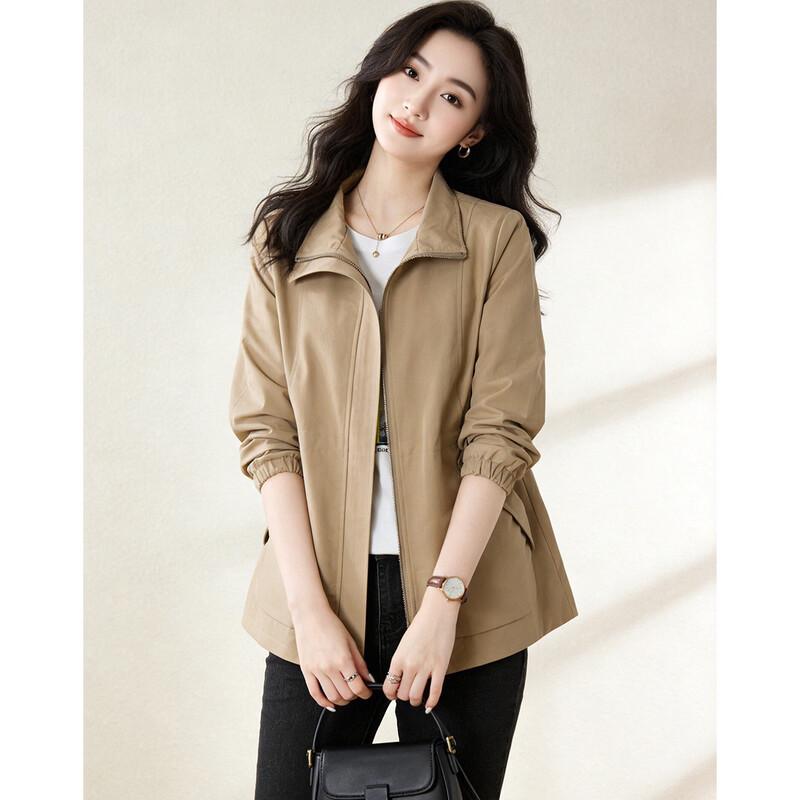 D.F.DEAR Women's Casual Lapel Utility Jacket