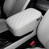 For Kia Sportage NQ5 -2026 Car Tuning Black PU Leather Car Armrest Box Pad Cover Trim  Accessories