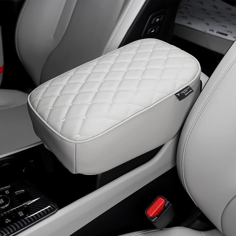 For Kia Sportage NQ5 -2026 Car Tuning Black PU Leather Car Armrest Box Pad Cover Trim  Accessories