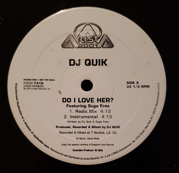 

12inch Record DJ QUIK - Do I Love Her PRDP7419PROMO Arista 2001 US Rap & Hip-Hop/R&B Used