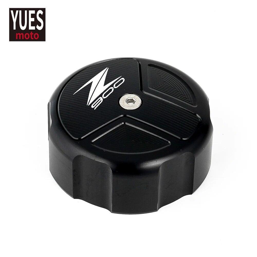 Motorcycle Accessories CNC Front & Rear Brake Fluid Cylinder Master Reservoir Cover Cap For Kawasaki Z900 2017 2018