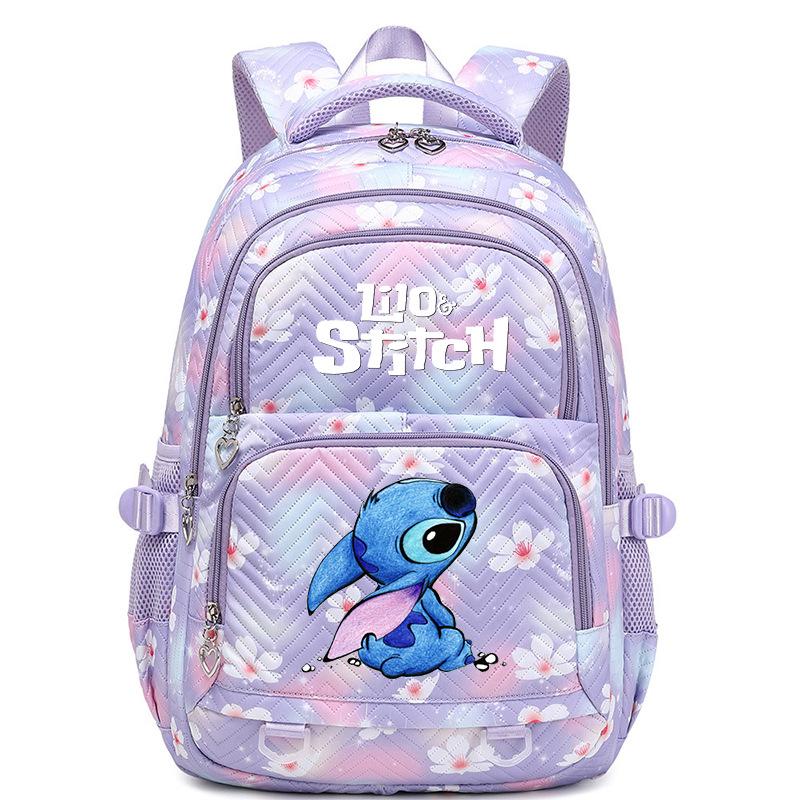 Cartoon Pattern Colorful Foreign Style Backpack Campus Male And Female Students Casual Schoolbag Animation