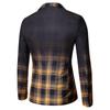 Mens  Winter Prints Formal Blouse Long Sleeve Top Jacket Coat