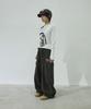Seulliggeullou Logo Wide Dart Cargo Pants [Leopard]
