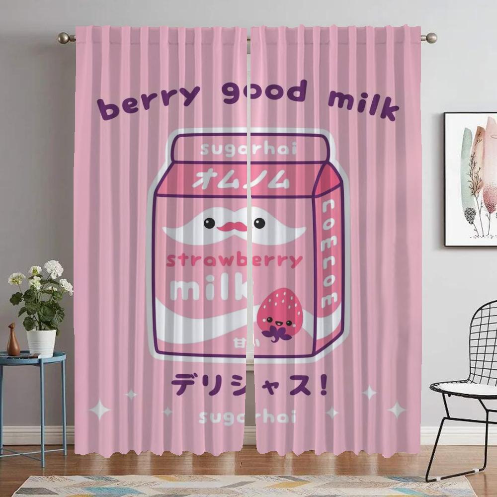 Milch Moderne Wohnzimmer Vorhänge für Kamera Küchenvorhänge 2 Stück Tüll für Schlafzimmer Jalousien Fenster Vorhang Raumteiler Verdunkelung