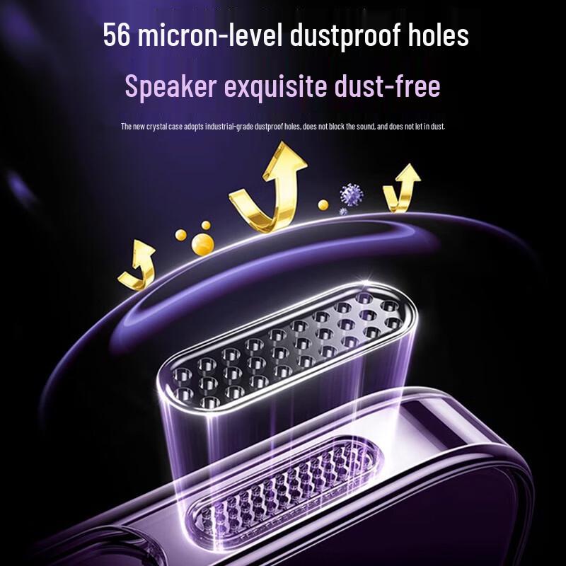 Electroplated Borderless Transparent Heat-Dissipating Phone Case for iPhone