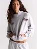 Women's Light Heather Grey Hoodie Sweatshirt Original Fit Pullover
